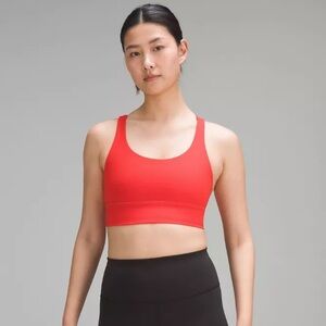 Lululemon Energy Longline Bra (Hot Heat in 8)